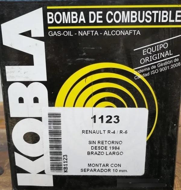BOMBA DE COMBUSTIBLE KOBLA 1123