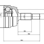 HOMOCINETICA SPICER 325-129A