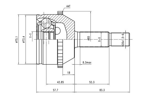 HOMOCINETICA SPICER 4337-6364