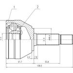 HOMOCINETICA SPICER 4613-6394
