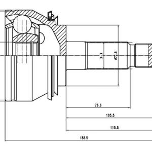 HOMOCINETICA SPICER 4893-6047