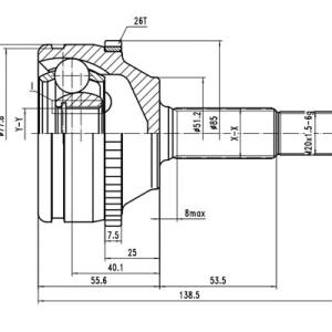 HOMOCINETICA SPICER 4964-6962