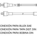 CABLE DE BUJIAS GENOUD 11030