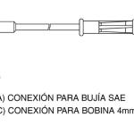 CABLE DE BUJIAS GENOUD 11060