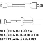 CABLE DE BUJIAS GENOUD 12010