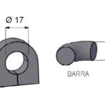 BUJE DE BARRA ESTABILIZADORA VTH 9255