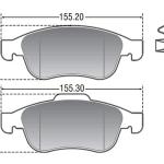 PASTILLA DE FRENO PLASBESTOS 22527
