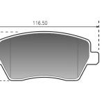 PASTILLA DE FRENO PLASBESTOS 22535A