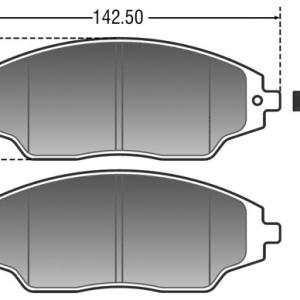 PASTILLA DE FRENO PLASBESTOS 22538
