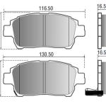 PASTILLA DE FRENO PLASBESTOS 22619