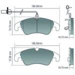 PASTILLA DE FRENO RAYBESTOS 83785