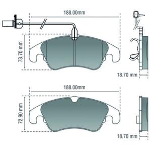 PASTILLA DE FRENO RAYBESTOS 83785