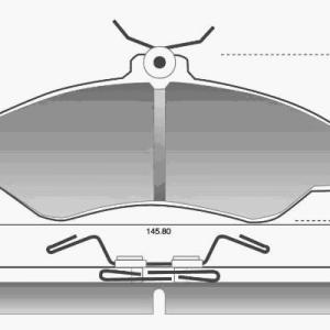 PASTILLA DE FRENO RAYBESTOS 88107