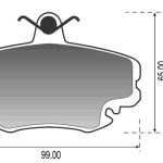 PASTILLA DE FRENO RAYBESTOS 88407