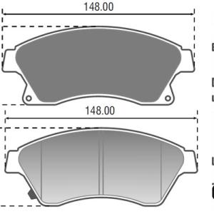 PASTILLA DE FRENO RAYBESTOS 88528
