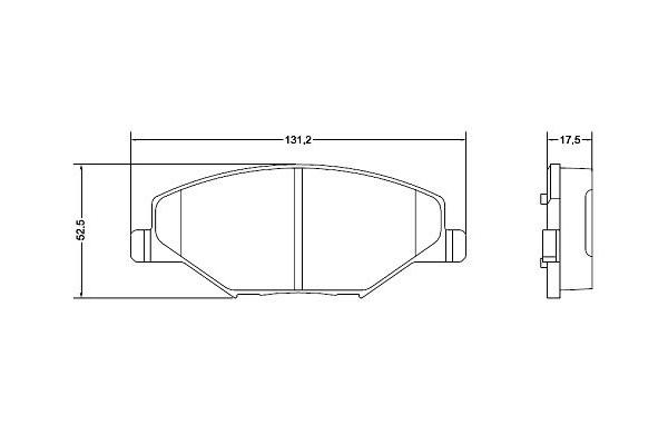 PASTILLA DE FRENO RAYBESTOS 88588