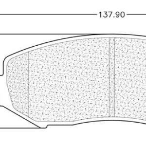 PASTILLA DE FRENO RAYBESTOS PGD1188