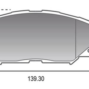 PASTILLA DE FRENO RAYBESTOS PGD1210