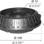 CAZOLETA SOPORTE AMORTIGUADOR CAPEMI 1481