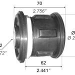 BUJE DE SUSPENSION TRASERO CAPEMI 1518