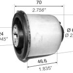 BUJE DE SUSPENSION TRASERO CAPEMI 1652