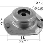 CAZOLETA SOPORTE AMORTIGUADOR CAPEMI 6208