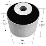 BUJE DE SUSPENSION TRASERO CAPEMI 6291