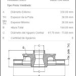 DISCO Y MAZA DE FRENO FREMAX BD-0250