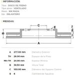 DISCO DE FRENO FREMAX BD-3101