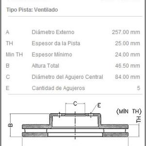 DISCO DE FRENO FREMAX BD-5180