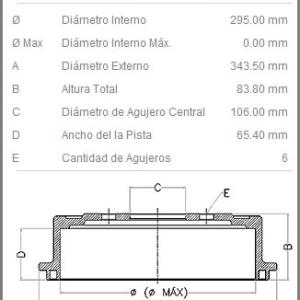 CAMPANA DE FRENO FREMAX BD-5191