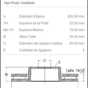 DISCO DE FRENO FREMAX BD-5603