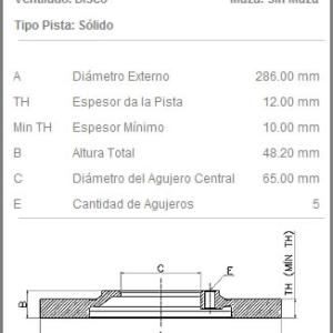 DISCO DE FRENO FREMAX BD-5619