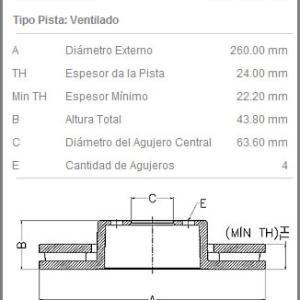 DISCO DE FRENO FREMAX BD-5950