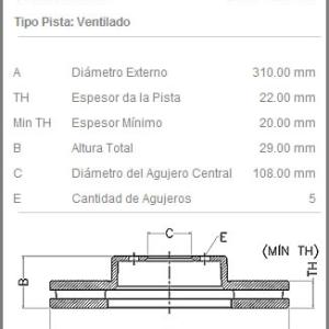 DISCO DE FRENO FREMAX BD-6010