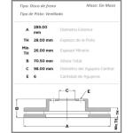 DISCO DE FRENO FREMAX BD-6032