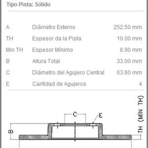 DISCO DE FRENO FREMAX BD-7969