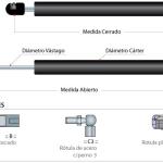 RESORTE NEUMATICO GAS SPRING LIFTGATE 13698 M