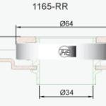 CRAPODINA RODAMIENTO DE EMBRAGUE THE 1165-RR