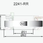 CRAPODINA RODAMIENTO DE EMBRAGUE THE 2241-RR