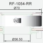 CRAPODINA RODAMIENTO DE EMBRAGUE THE RF-1054-RR