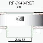CRAPODINA RODAMIENTO DE EMBRAGUE THE RF-7548-REF
