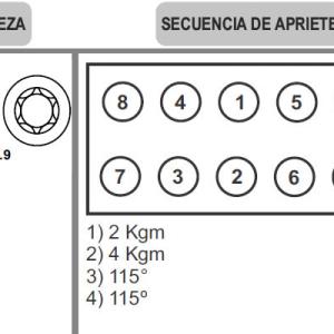BULONES DE TAPA DE CILINDROS RENO 09FO0269