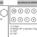 BULONES DE TAPA DE CILINDROS RENO 09RE0119