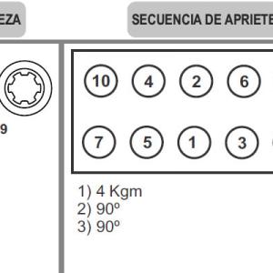 BULONES DE TAPA DE CILINDROS RENO 09VW0249