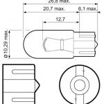 LAMPARA PARA LUCES DE GIRO VALEO 32213