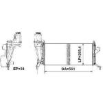 RADIADOR DE MOTOR VALEO 732358R