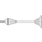 SEMIEJE SKF VKJC 9615 A