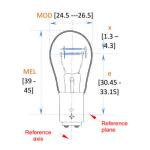 LAMPARA PARA LUCES DE FRENO EUROREPAR 1616431380