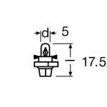 LAMPARA PARA LUCES DE TABLERO OSRAM 2352MFX6